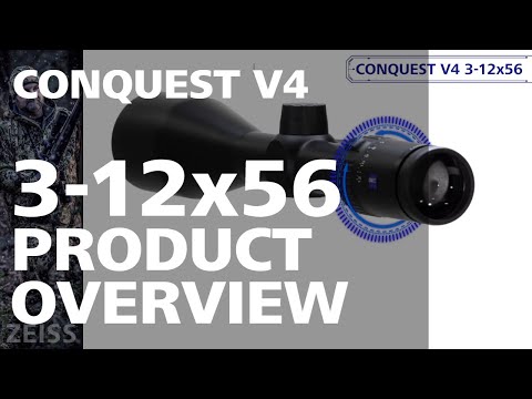 Load and play video in Gallery viewer, Zeiss Conquest V4 3-12x56 RET 60 Illuminated
