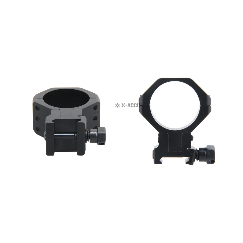 Load image into Gallery viewer, X-ACCU 34mm Adjustable Elevation Picatinny Rings
