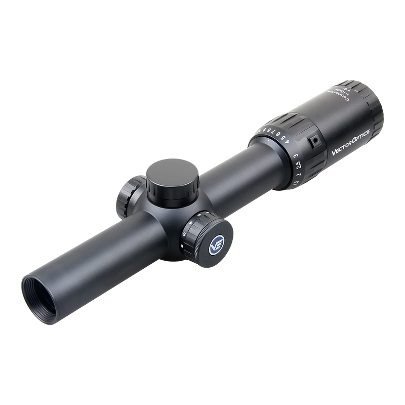 Load image into Gallery viewer, Vector Constantine 1-10x24 Fiber Dot Reticle
