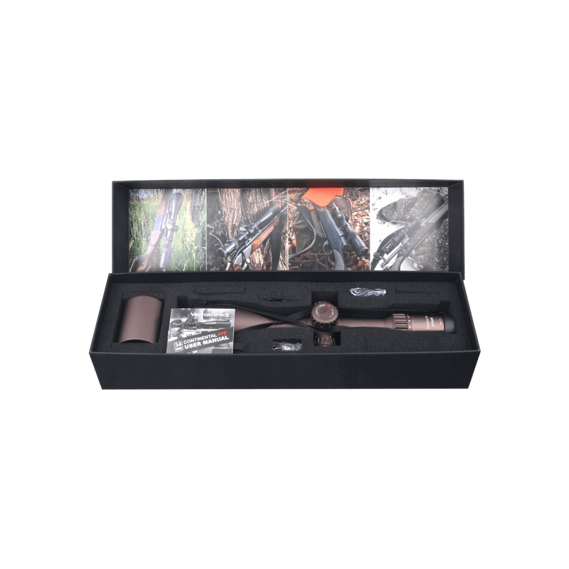 Load image into Gallery viewer, PRE-ORDER: Vector Continental x6 4-24x56 FFP FDE Ranging Burnt Bronze 34mm

