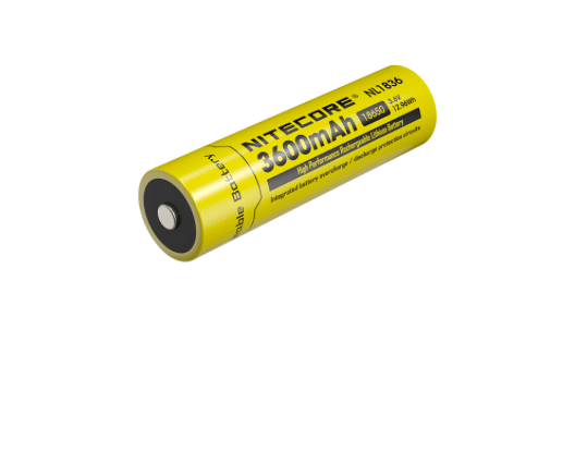 Nitecore NL1836 3600mAh 18650 Rechargeable Li-ion Battery