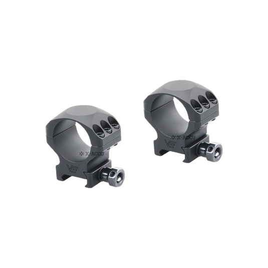 30mm X-Accu 1″ Low Profile Picatinny Scope Rings