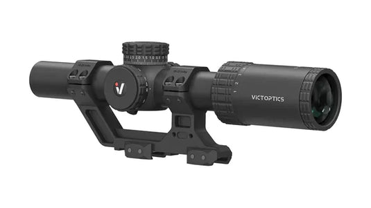 S10 1-10x24i LPVO Fiber SFP Rifle Scope Combo w/ 1-Piece Extreme High Picatinny AR Mount Kit