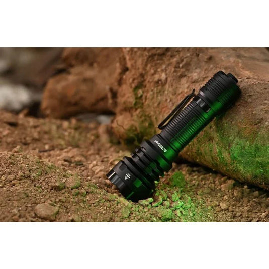 Acebeam P17 Tactical Flashlight- 4900 Lumen/445m (Powerful Dual-Switch Flashlight)- BLACK