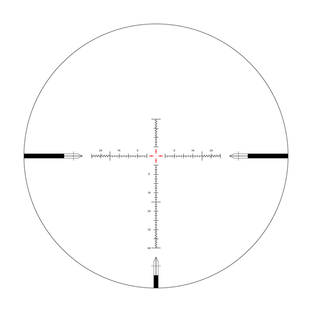 Load image into Gallery viewer, Arken EPL4 6-24x50 FFP MOA VHR/VPR Illuminated Reticle with Zero Stop - 30mm Tube
