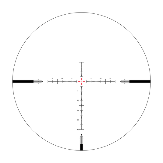 Arken EPL4 6-24x50 FFP MOA VHR/VPR Illuminated Reticle with Zero Stop - 30mm Tube