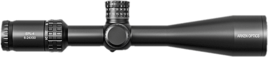 Arken EPL4 6-24x50 FFP MOA VHR/VPR Illuminated Reticle with Zero Stop - 30mm Tube