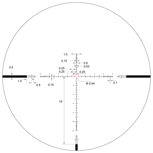 Load image into Gallery viewer, Arken EPL4 6-24x50 FFP MIL VHR Illuminated Reticle with Zero Stop - 30mm Tube
