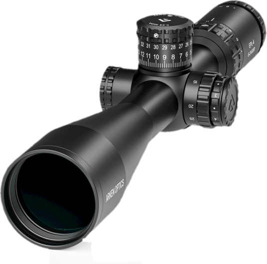 Arken EPL4 6-24x50 FFP MOA VHR Illuminated Reticle with Zero Stop - 30mm Tube