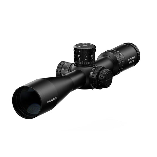 Arken Optics EP-5 GENII 5-25×56 FFP Illuminated VPR/TOR — Zero Stop —34mm Tube (MOA/VPR, MRAD, MRAD/VPR)