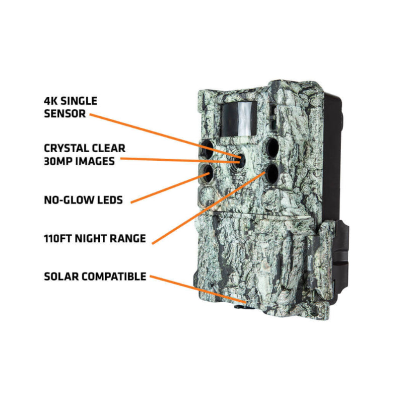 Load image into Gallery viewer, Bushnell 30MP CORE S-4K Tree Bark Camo No Glow Box
