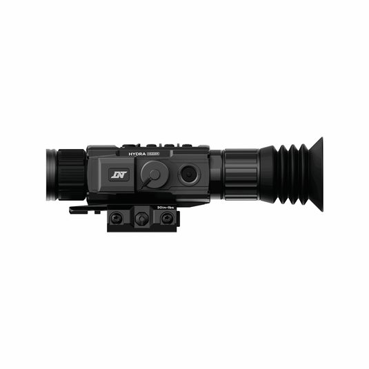 DNT Optics HS225R - Hydra-LRF 256x192 25mm Multi-Function Thermal Scopewith LRF, Ballistic Calculator, Charger and Batteries