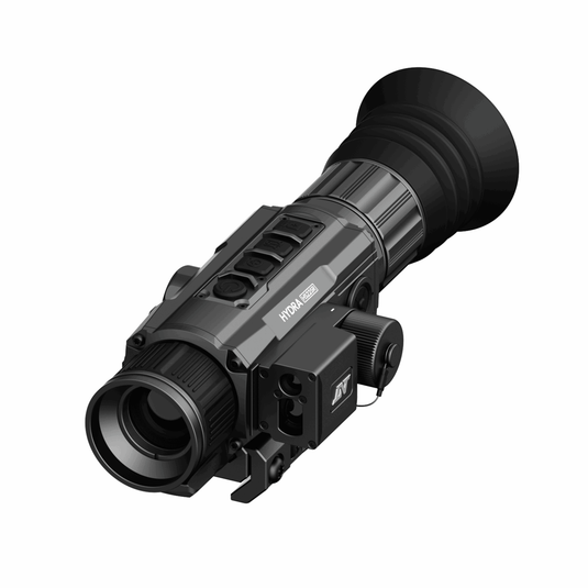DNT Optics HS225R - Hydra-LRF 256x192 25mm Multi-Function Thermal Scopewith LRF, Ballistic Calculator, Charger and Batteries