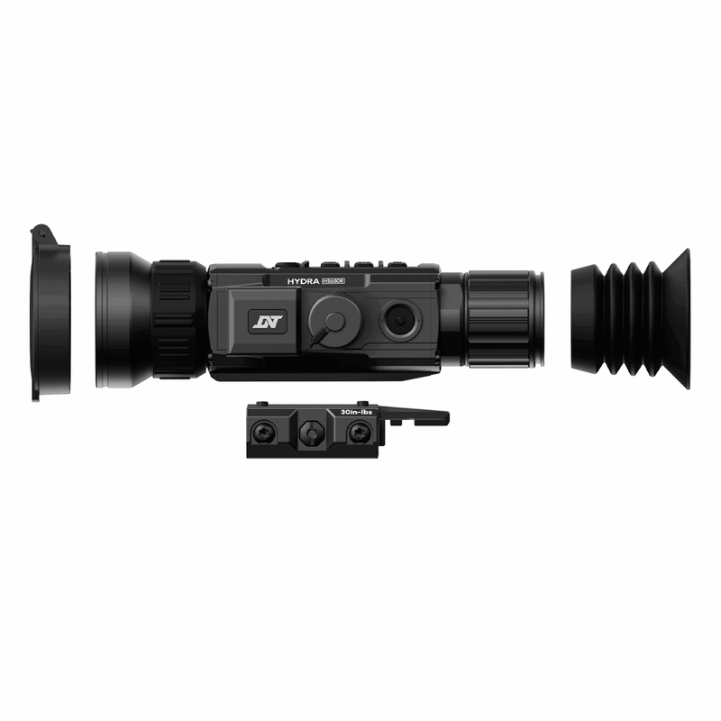 Load image into Gallery viewer, DNT Optics HS650R - Hydra-LRF 640x512 50mm Multi-Function Thermal Scopewith LRF, Ballistic Calculator, Charger and Batteries
