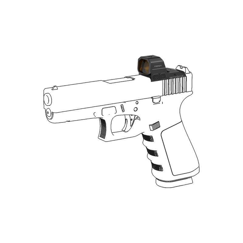 Load image into Gallery viewer, Vector Optics Frenzy 1x16x21 Standard MOS Red Dot Sight
