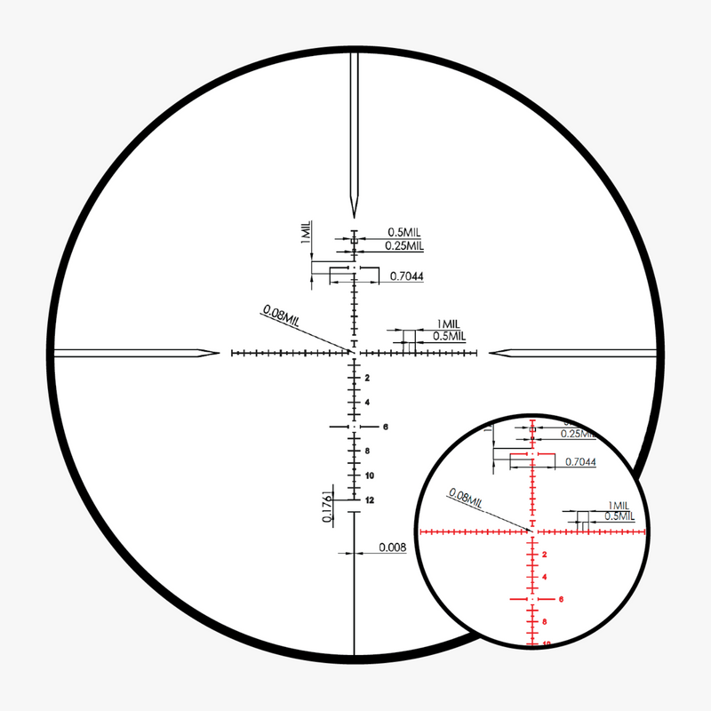 Load image into Gallery viewer, AKRA GENESIS 4-16x44 FFP MRAD Scope

