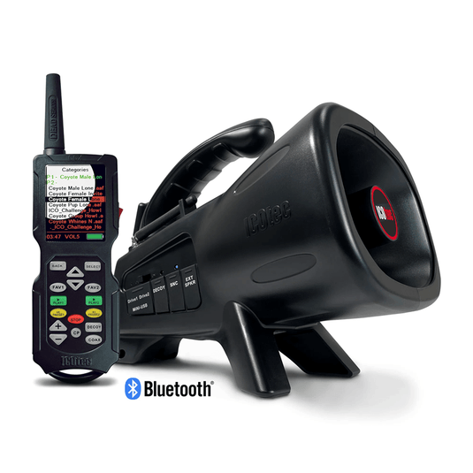 ICOtec Night Stalker+ Professional Programmable Predator Call with Bluetooth (165 calls)