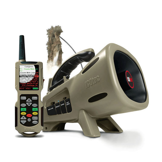 ICOtec Nomad Plus + Programmable Predator Call/Decoy with Bluetooth (165 calls)