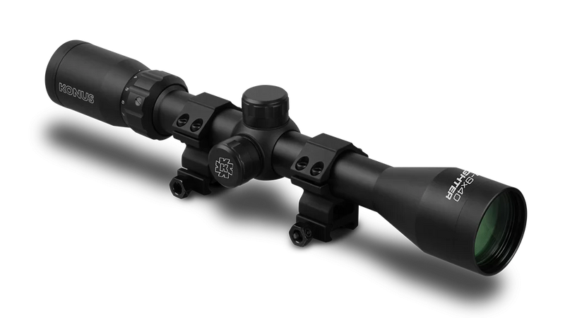 Load image into Gallery viewer, Konus Fighter 3-9x40 Zoom Rifle Scope
