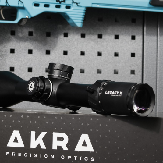 AKRA LEGACY X 4-32x56 FFP MRAD Scope
