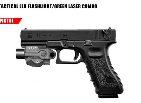 Load image into Gallery viewer, MTG L9 Tactical Green Laser Sight &amp; High Lumens Led Combo
