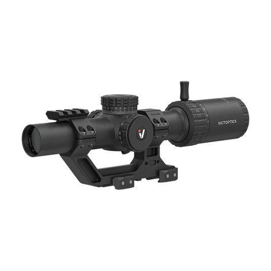S10 1-10x24i LPVO Fiber SFP Rifle Scope Combo w/ 1-Piece Extreme High Picatinny AR Mount Kit