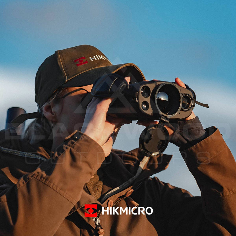 Load image into Gallery viewer, HikMicro Raptor RQ50LN 50mm Handheld Thermal Fusion Optical IR LRF Binoculars
