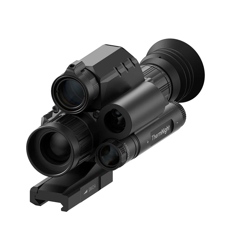 Load image into Gallery viewer, TNC225R – ThermNight Thermal &amp; Night Vision Multispectral Scope with Laser Rangefinder and Ballistic Calculator
