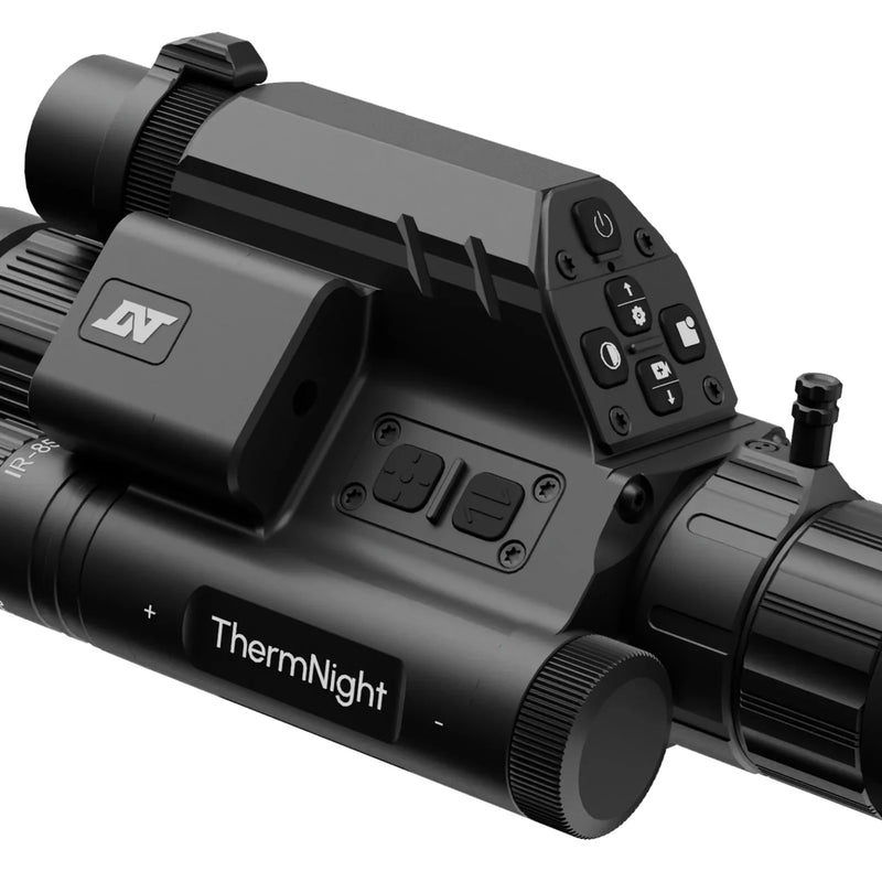 Load image into Gallery viewer, TNC335R - ThermNight Thermal &amp; Night Vision Multispectral Scope with Laser Rangefinder and Ballistic Calculator
