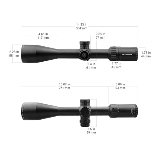 Vector Optics Tourex 6-24×50 FFP Riflescope