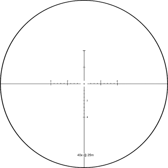 Vector Sentinel-X Pro10-40x50 Center Dot Riflescope