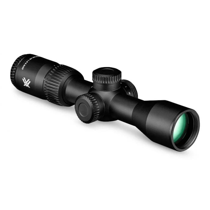 Load image into Gallery viewer, Vortex Crossfire® HD 1.5-5.5x32 Illuminated Dead-Hold® 2A BDC MOA Scout
