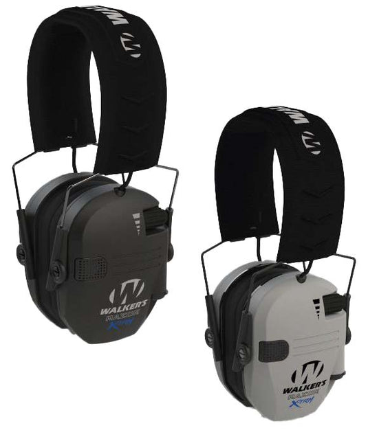 Walker Razor X-Trm Digital Low Profile Muff Comfort Gel Pads + Cool Mesh Headband 21db Ear Protection