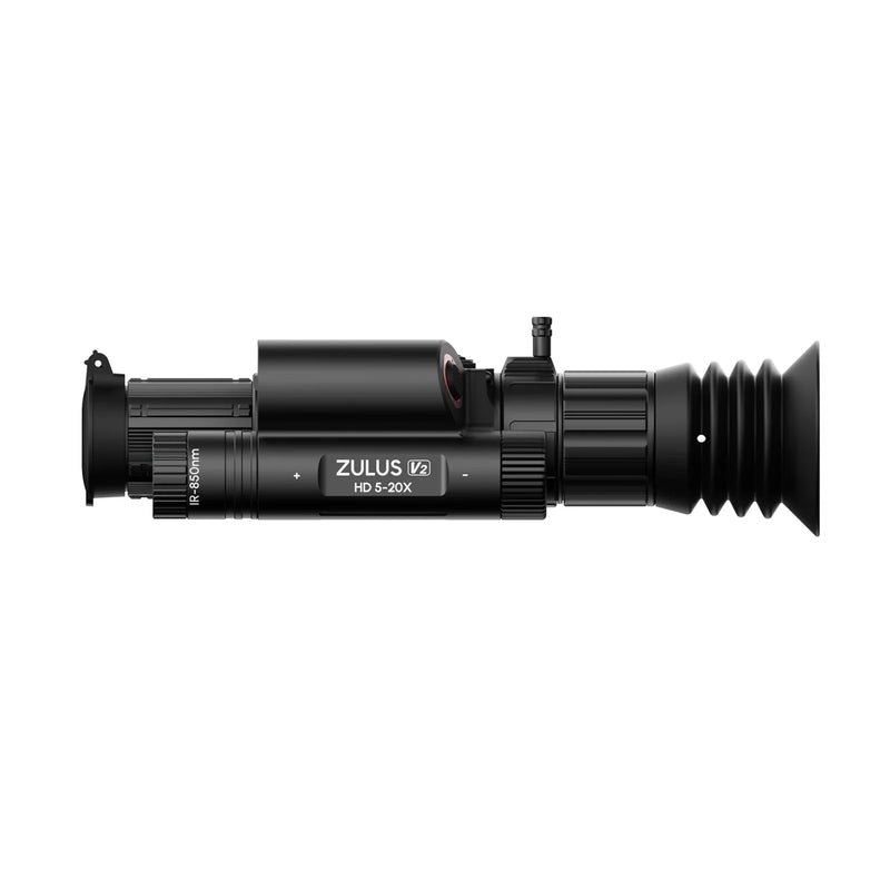 Load image into Gallery viewer, ZULUS HD V2 5-20X Digital Night Vision Scope With Laser Rangefinder, Ballistic Calculator, Charger and Batteries

