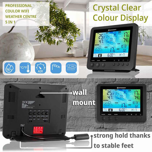 Bresser Professional Wifi Colour 5-in-1 Weather Center