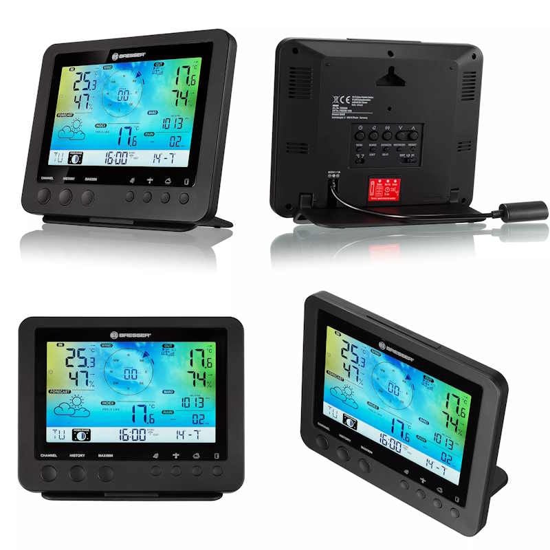 Load image into Gallery viewer, Bresser Professional Wifi Colour 5-in-1 Weather Center
