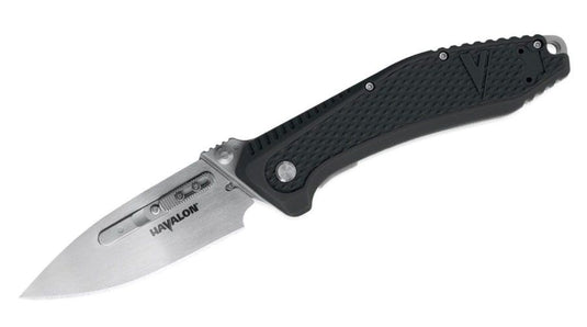 Havalon EDC Redi-Lock Assisted Folding Knife - Black, 3"