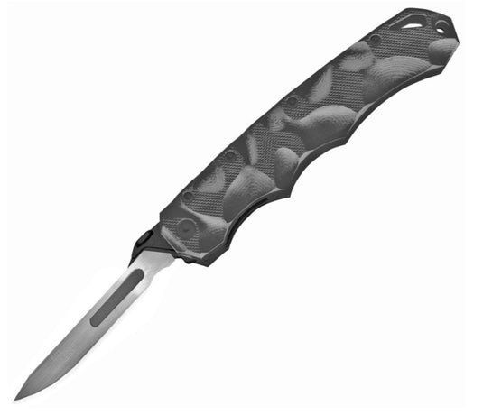 Havalon Piranta Stag Folding Knife - 2.75"