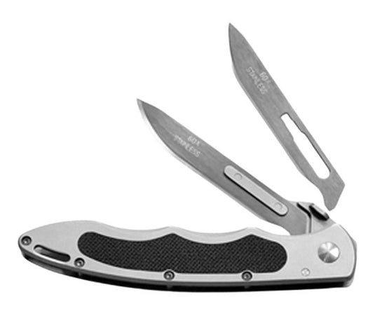 Havalon XTC-60AKNP Original Piranta Folding Knife - Black/Silver
