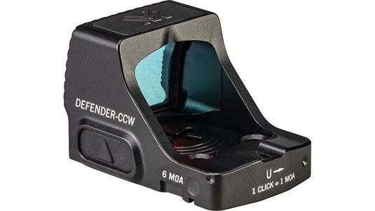 Vortex Defender CCW 1x25mm 6MOA Red Dot Sight