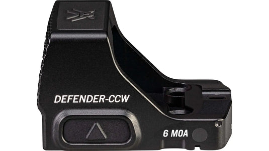 Vortex Defender CCW 1x25mm 6MOA Red Dot Sight