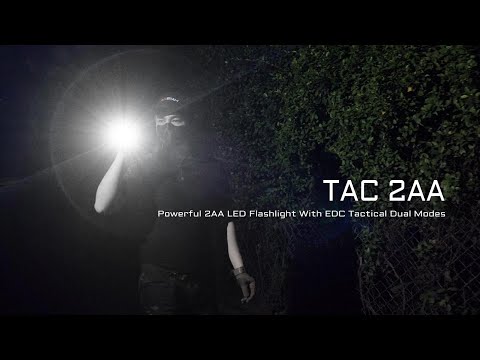 Acebeam TAC 2AA Flashlight- 1600 lumens/181m