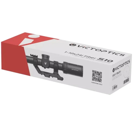 S10 1-10x24i LPVO Fiber SFP Rifle Scope Combo w/ 1-Piece Extreme High Picatinny AR Mount Kit