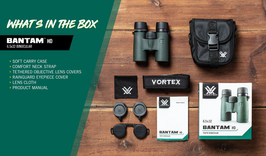 Vortex Bantam™ HD 6.5X32 Youth Binocular