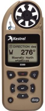 Kestrel 5500 Handheld Weather Meter with Bluetooth Link & Vane - Tan