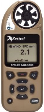 Kestrel 5700 Elite Weather Meter with LiNK and Applied Ballistics - Tan