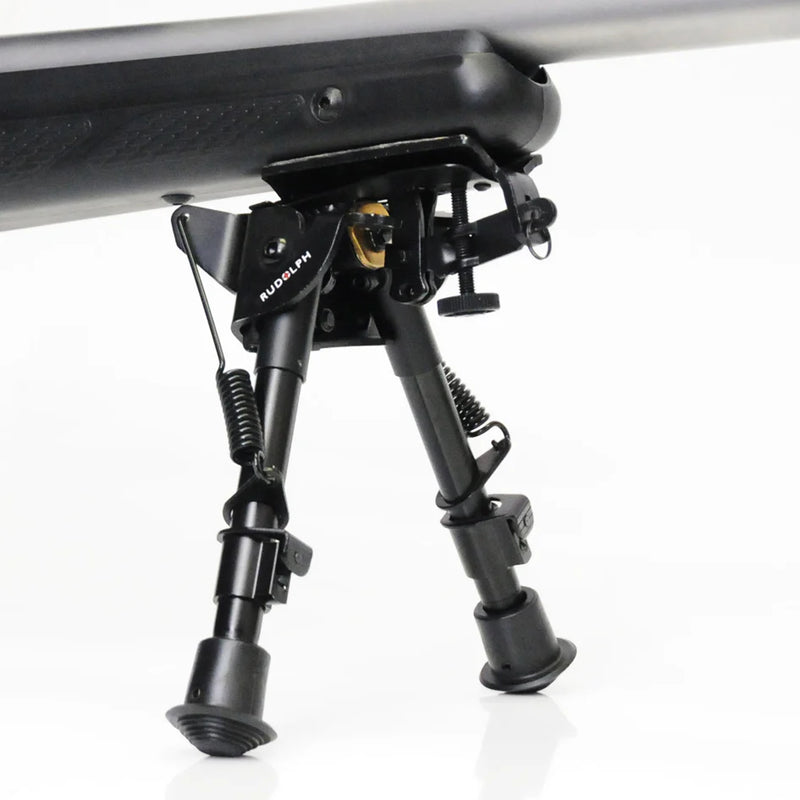 Load image into Gallery viewer, Rudolph Swivel Bipod - Black Aluminium 6&quot;-9&quot;
