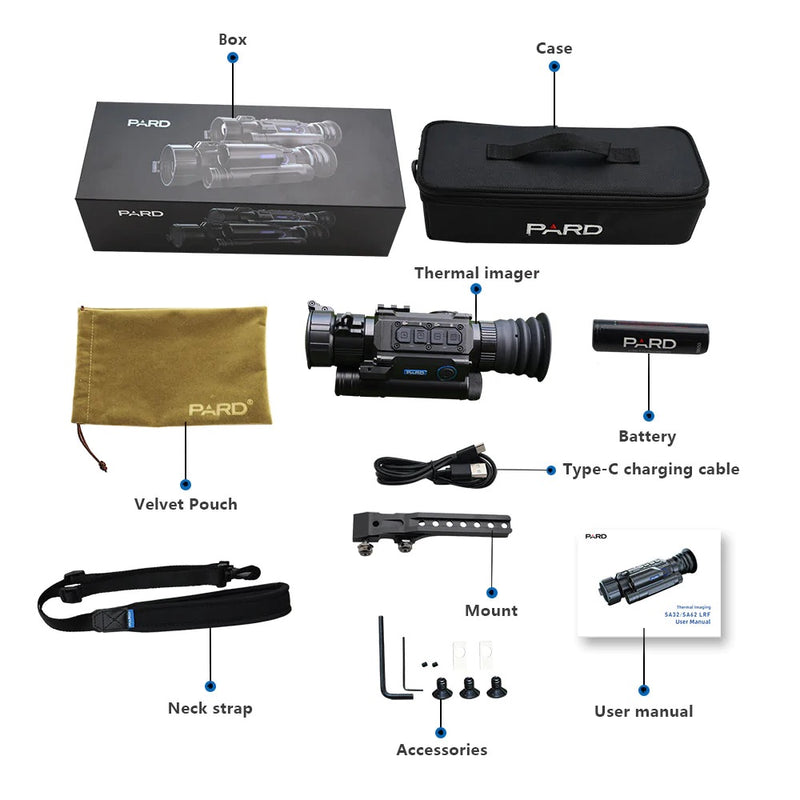 Load image into Gallery viewer, Pard SA62-45LRF Thermal Rangefinding Scope
