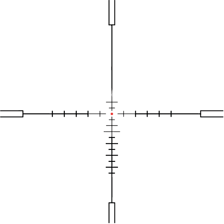 Load image into Gallery viewer, Rudolph V1 5-25x50 T3 IR SFP Zero Stop
