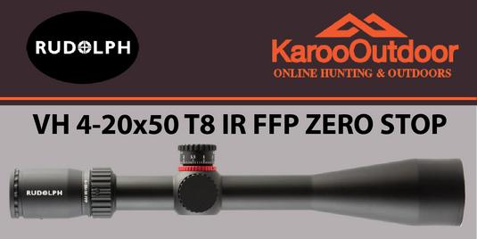 Rudolph VH 4-20x50 T8 FFP IR Zero Stop